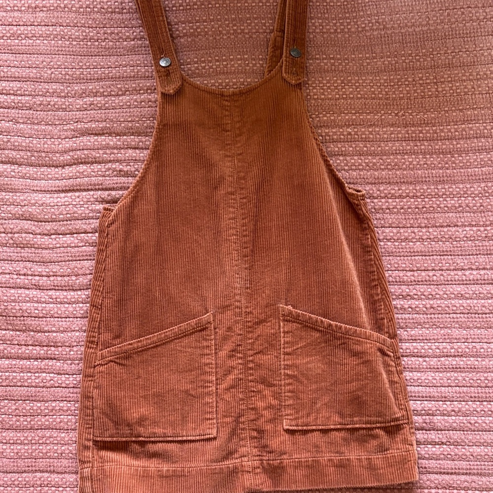 Abercrombie & Fitch Rust Corduroy Pinafore